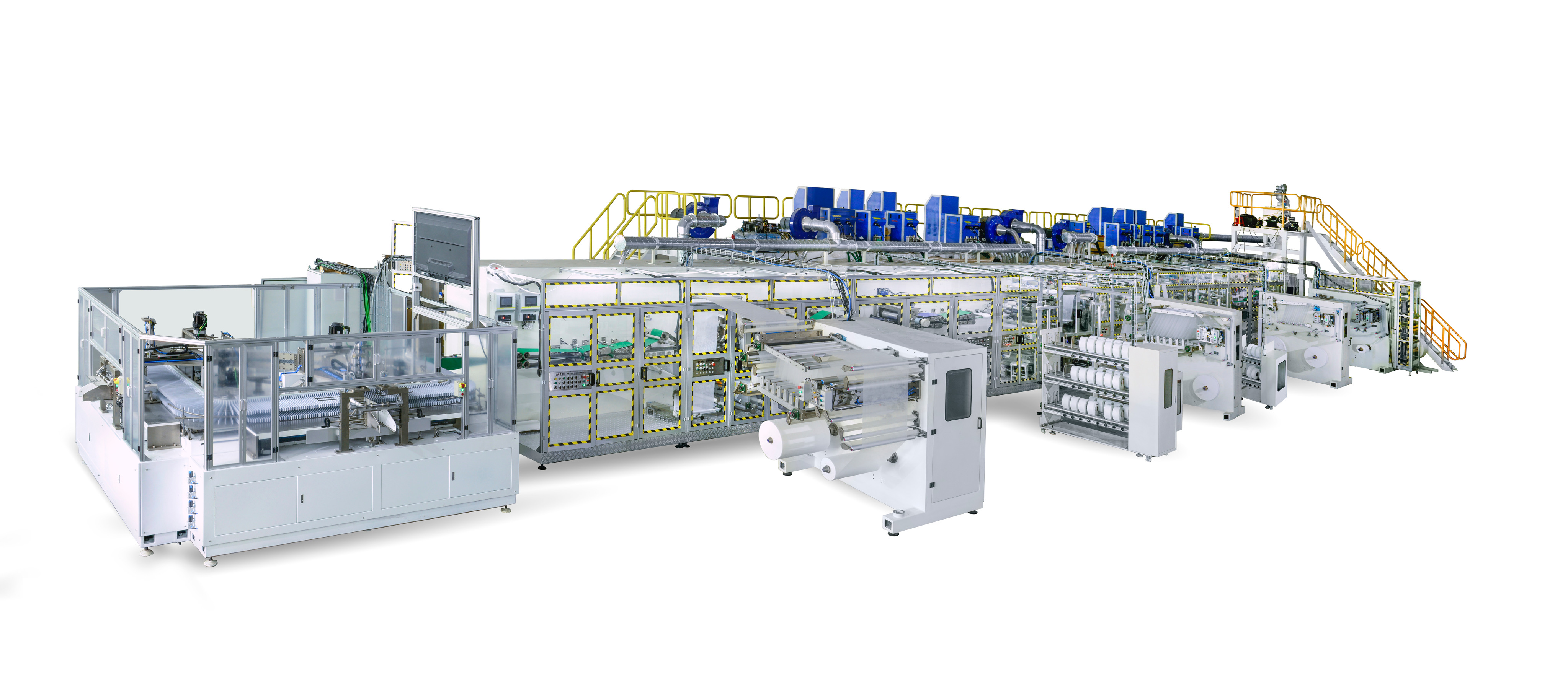 Full Servo Baby Training Pants Diaper Making Machine