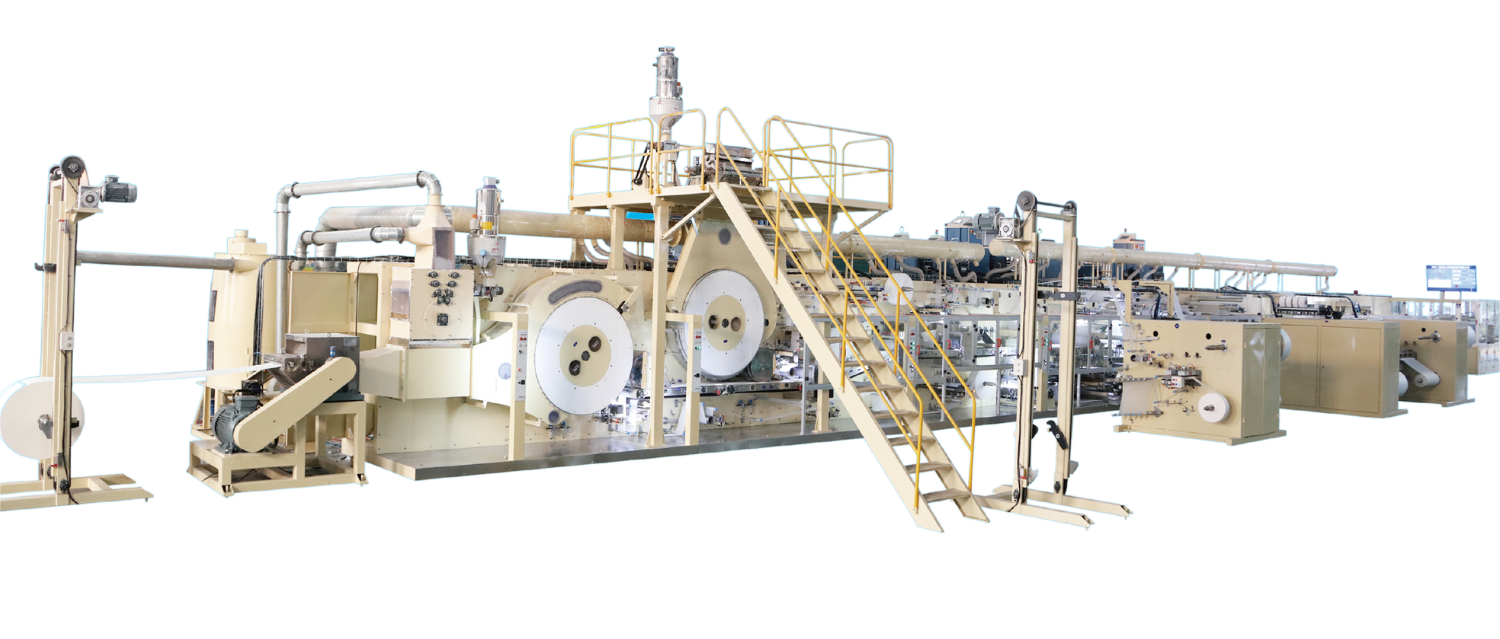 full servo I shape adult diaper machine